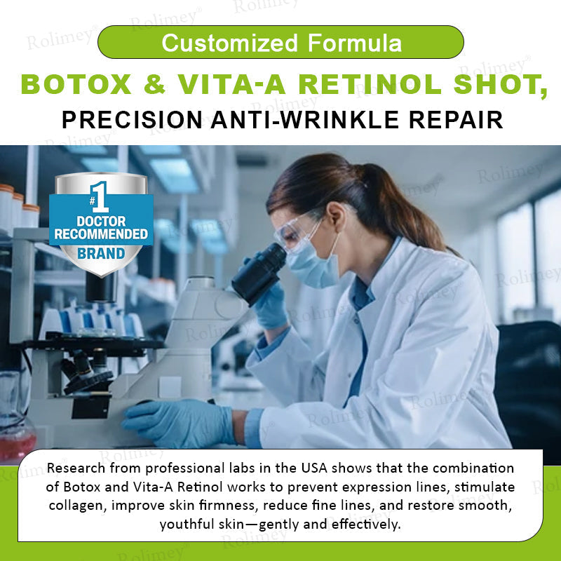 🍀Made and shipped from Canada 💫Rolimey® Botox & Vita-A Retinol Shot Wrinkle-Lift Tightening cream - Last Day Promotion 50% OFF