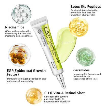 🍀Made and shipped from Canada 💫Rolimey® Botox & Vita-A Retinol Shot Wrinkle-Lift Tightening cream - Last Day Promotion 50% OFF