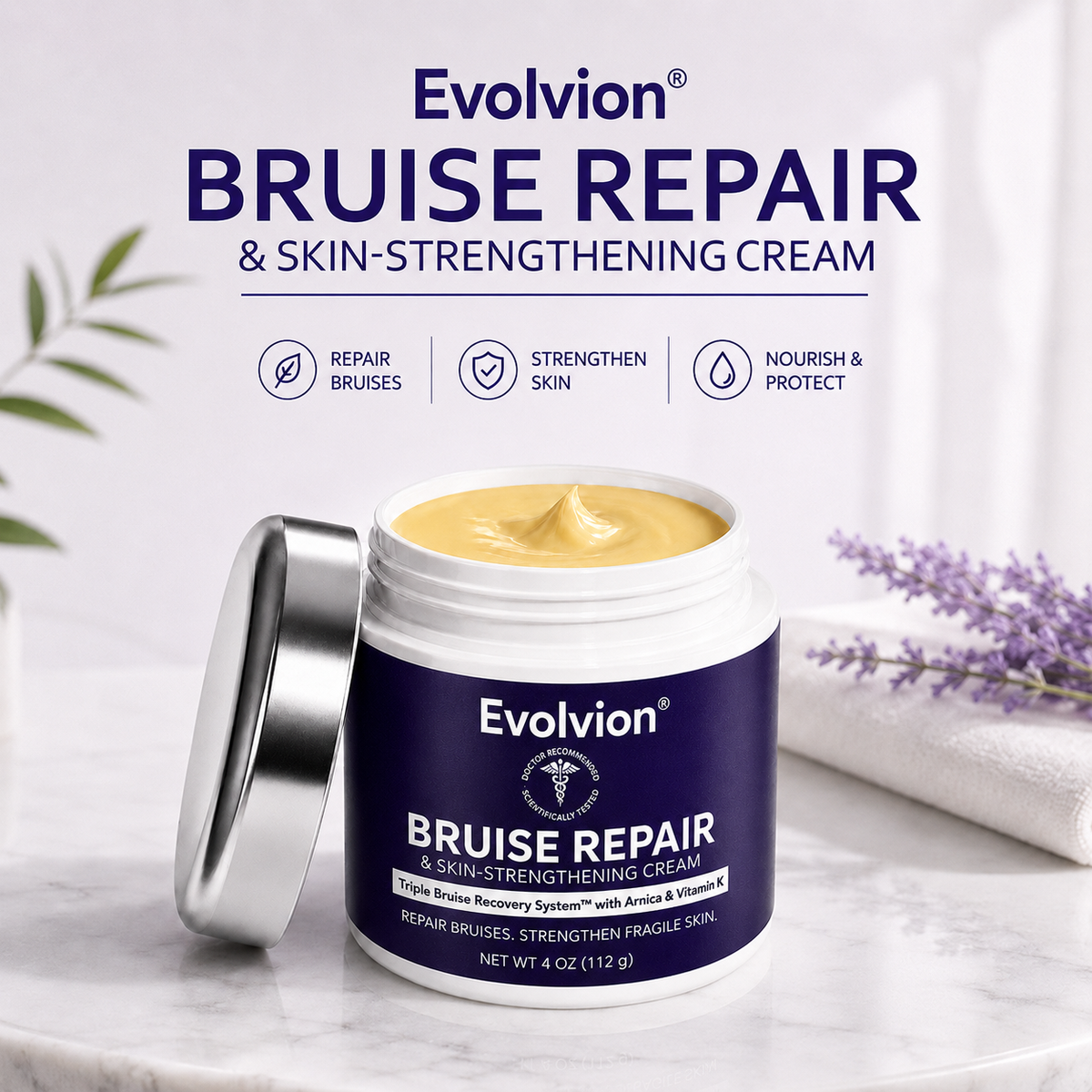 ✨✨Evolvion® Bruise Repair & Skin-Strengthening Cream-Advanced daily care for bruise-prone skin